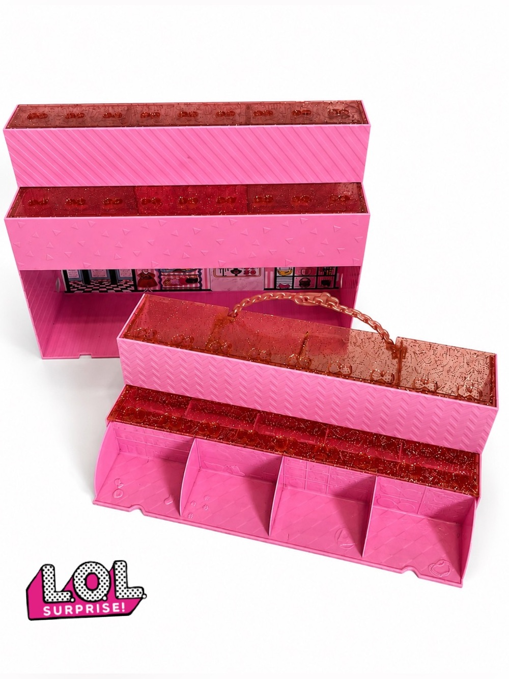 L.O.L. Surprise! 3-in-1 Pop-Up Store Mini Shops Playset Carry Case Display Stand